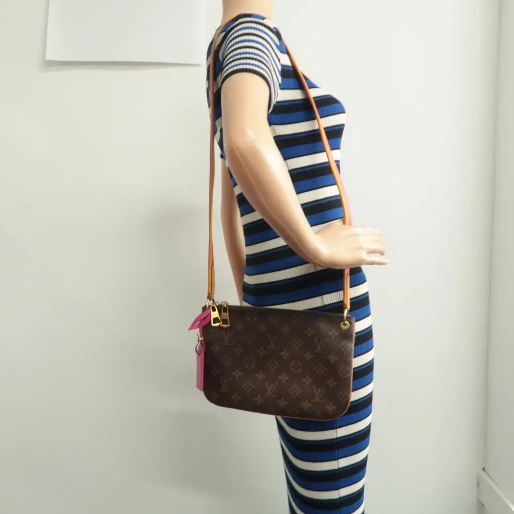 100% Authentic Louis Vuitton Lorette Brown Monogram Canvas Shoulder Bag - Picture 12 of 12